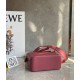 Loewe Puzzle Mini Bag In Plumrose Satin Calfskin