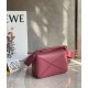 Loewe Puzzle Mini Bag In Plumrose Satin Calfskin