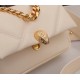 Bvlgari Serpenti Cabochon Mini Bag In White Calfskin