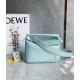 Loewe Puzzle Small Bag In Aquamarine Satin Calfskin