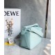 Loewe Puzzle Small Bag In Aquamarine Satin Calfskin