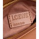 Loewe Puzzle Small Bag In Brown Satin Calfskin