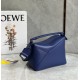 Loewe Puzzle Edge Small Bag In Deep Purple Satin Calfskin