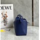 Loewe Puzzle Edge Small Bag In Deep Purple Satin Calfskin