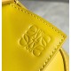 Loewe Puzzle Edge Small Bag In Yellow Satin Calfskin