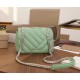 Bvlgari Serpenti Cabochon Small Bag In Mint Lambskin