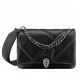 Bvlgari Serpenti Cabochon Small Bag In Black Calfskin