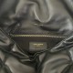 Saint Laurent Puffer Medium Chain Bag In Black Lambskin