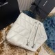 Saint Laurent Puffer Medium Chain Bag In Ivory Lambskin