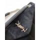 Saint Laurent Puffer Medium Chain Bag In Black Suede Calfskin