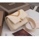 Bvlgari Serpenti Cabochon Small Bag In White Leather