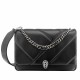 Bvlgari Serpenti Cabochon Medium Bag In Black Calfskin