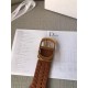 Dior 30 Montaigne 40MM Belt In Camel Calfskin