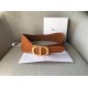 Dior 30 Montaigne 40MM Belt In Camel Calfskin