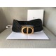 Dior 30 Montaigne 40MM Belt In Black Calfskin