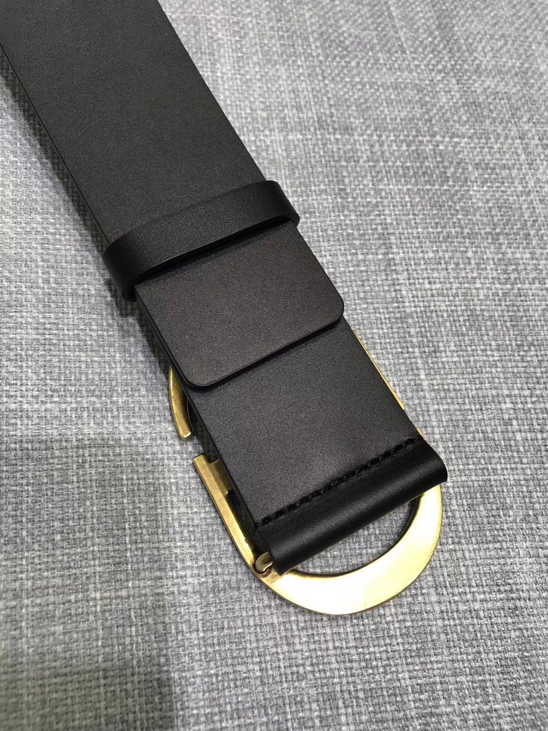 Dior 30 Montaigne 35MM Belt In Black Smooth Calfskin