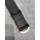 Dior 30 Montaigne 35MM Belt In Black Smooth Calfskin