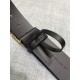 Dior 30 Montaigne 35MM Belt In Black Smooth Calfskin