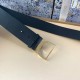 Dior 30 Montaigne 40MM Belt In Black Smooth Calfskin