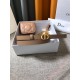 Dior Caro 15MM Belt with Removable Pouch in Beige Calfskin