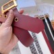 Dior Diorquake 55MM Belt In Red Calfskin