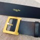 Dior Diorquake 35MM Belt In Black Calfskin