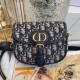 Dior Bobby Small Bag In Blue Dior Oblique Jacquard