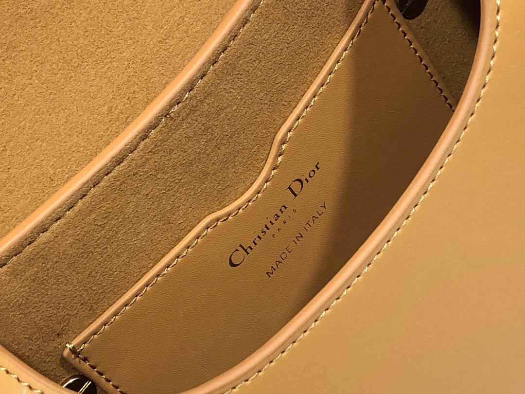 Dior Bobby Medium Bag In Brown Box Calfskin