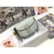 Dior Bobby Medium Bag In Grey Box Calfskin