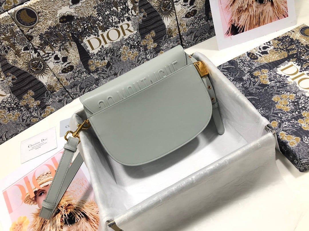 Dior Bobby Medium Bag In Grey Box Calfskin