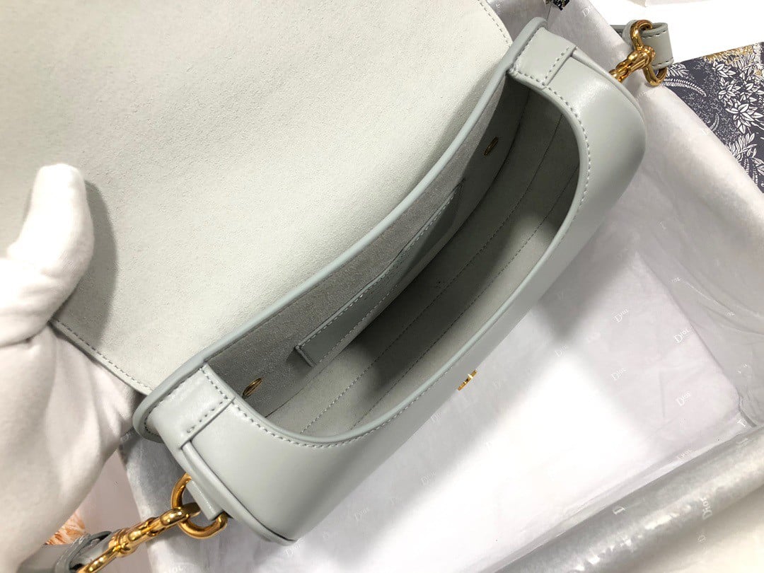 Dior Bobby Medium Bag In Grey Box Calfskin