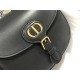 Dior Bobby Medium Bag In Black Box Calfskin