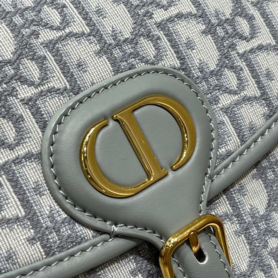 Dior Bobby Medium Bag In Grey Dior Oblique Jacquard