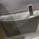 Chloe Small Tess Shoulder Bag In Grey Calfskin