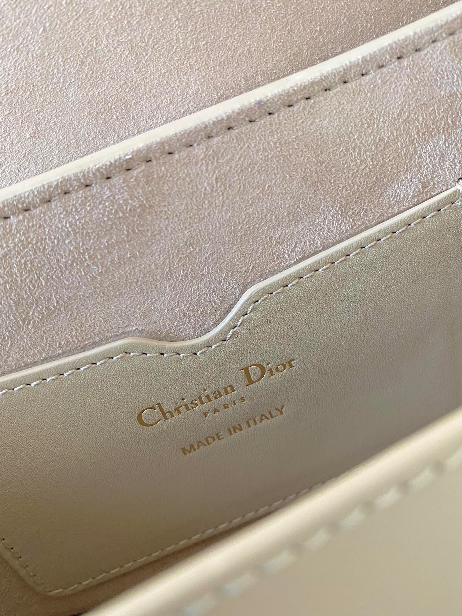 Dior Bobby East-West Bag In Beige Box Calfskin