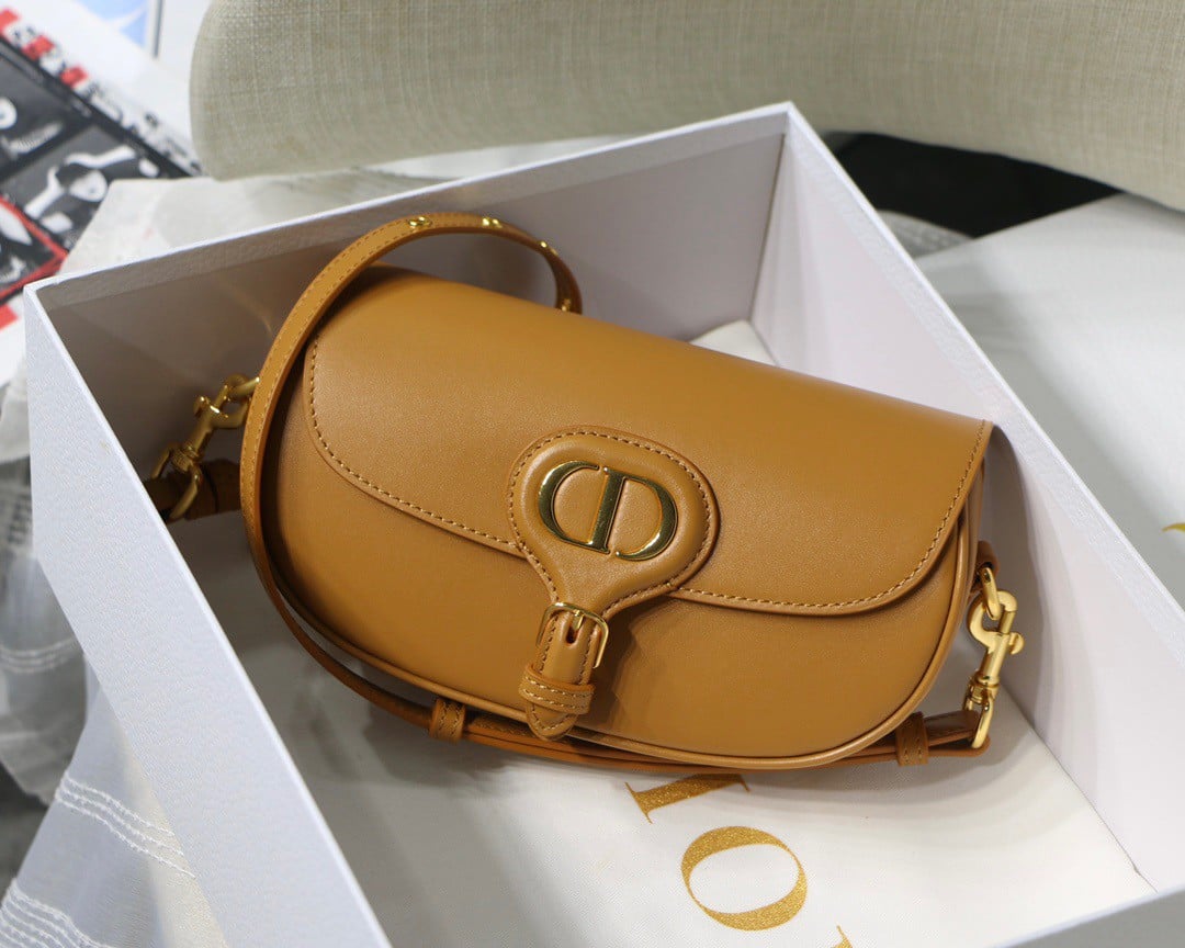 Dior Bobby East-West Bag In Brown Box Calfskin