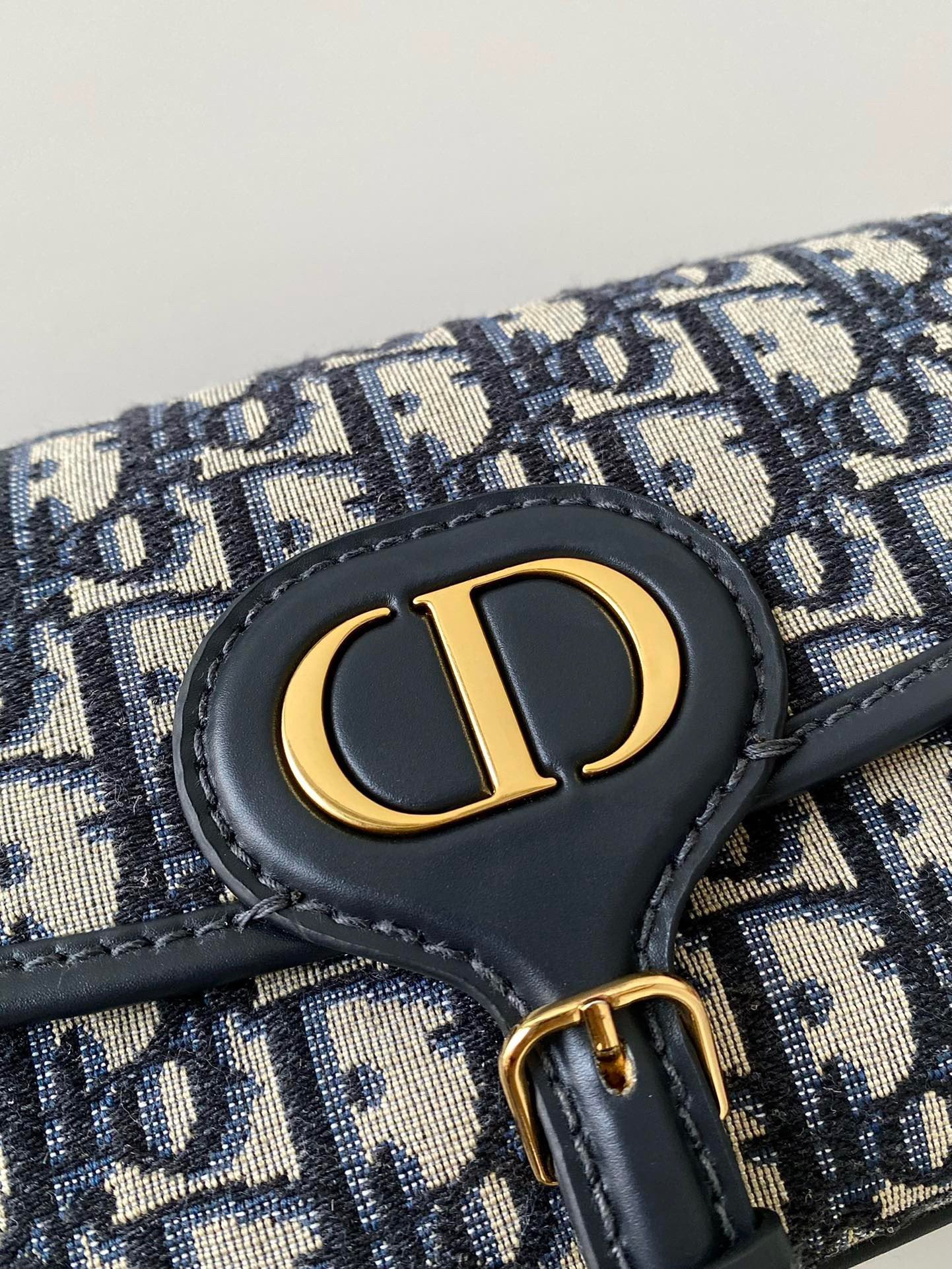 Dior Bobby East-West Bag In Blue Dior Oblique Jacquard