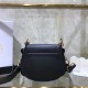 Chloe Small Tess Shoulder Bag In Black Calfskin