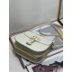 Dior Bobby Frame Bag In White Box Calfskin