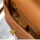 Dior Caro Small Bag In Brown Cannage Calfskin