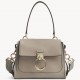 Chloe Small Tess Day Bag In Grey Grained Leather