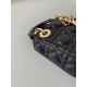 Dior Lady Dior Micro Bag In Black Cannage Lambskin