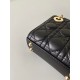 Dior Lady Dior Micro Bag In Black Cannage Lambskin