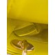 Dior Lady Dior Micro Bag In Yellow Cannage Lambskin