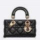 Dior Lady D-Joy Micro Bag In Black Cannage Lambskin