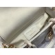 Dior Lady D-Joy Micro Bag In White Cannage Lambskin