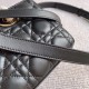 Dior Lady D-Joy Medium Bag In Black Cannage Lambskin