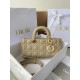 Dior Lady D-Joy Medium Bag In Sand Cannage Lambskin