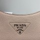 Prada Hobo Bag in Sand Grained Leather