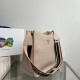 Prada Hobo Bag in Sand Grained Leather